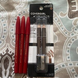 Maybelline and Covergirl Eyebrow Pencils